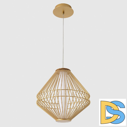 Подвесной светильник Crystal Lux CUADRA SP15W LED GOLD