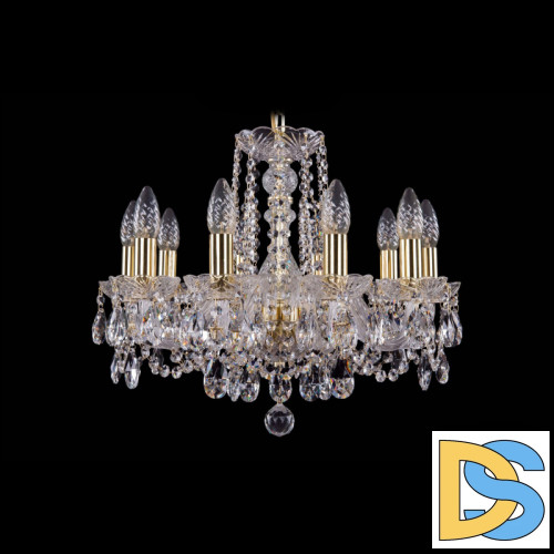 Подвесная люстра Bohemia Ivele Crystal 1402/10/160 G