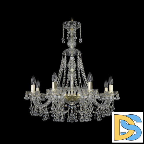 Подвесная люстра Bohemia Ivele Crystal 1409/8/240/XL-75 G