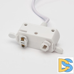 Крепление для однофазного трека с шнуром Lumker VL-M8-WH 010756