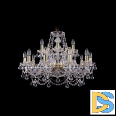 Подвесная люстра Bohemia Ivele Crystal 1411/10+5/240 G Balls