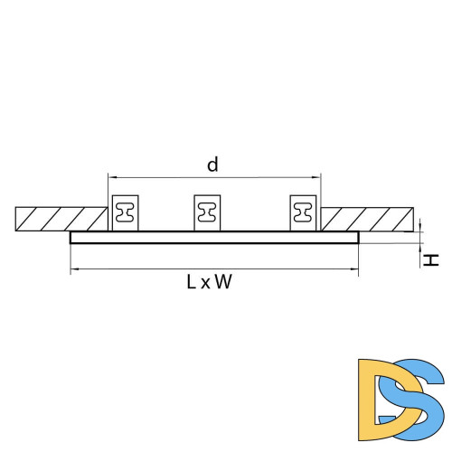 Рамка Lightstar Intero 111 217839