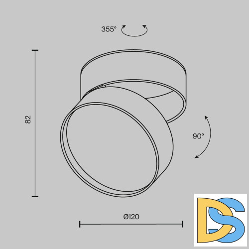 Спот Maytoni Onda C024CL-L18B