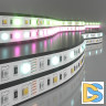 Светодиодная лента Elektrostandard 24V 14,4W 60Led 5050+5050 IP20 MIX RGB/холодный белый, 5м 4690389172274