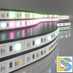 Светодиодная лента Elektrostandard 24V 14,4W 60Led 5050+5050 IP20 MIX RGB/холодный белый, 5м 4690389172274