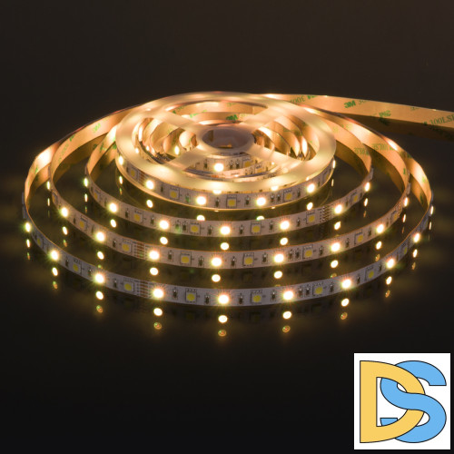 Светодиодная лента Elektrostandard 24V 14,4W 60Led 5050+5050 IP20 MIX RGB/холодный белый, 5м 4690389172274