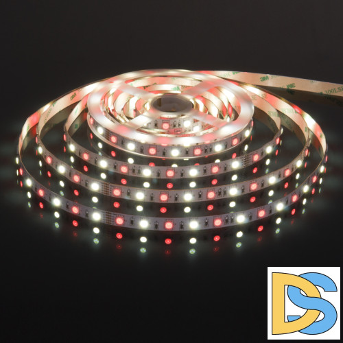 Светодиодная лента Elektrostandard 24V 14,4W 60Led 5050+5050 IP20 MIX RGB/холодный белый, 5м 4690389172274