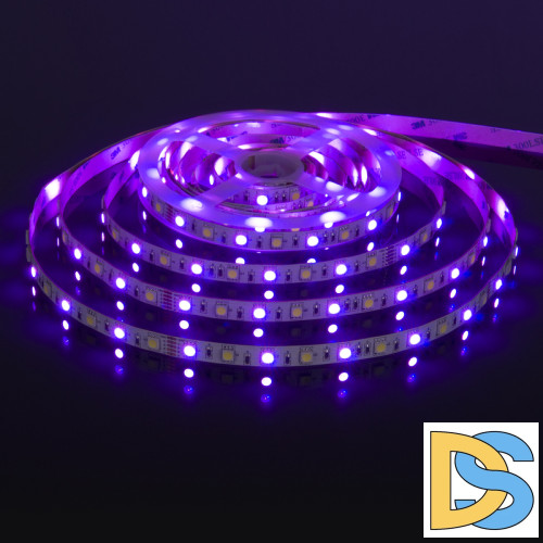 Светодиодная лента Elektrostandard 24V 14,4W 60Led 5050+5050 IP20 MIX RGB/холодный белый, 5м 4690389172274