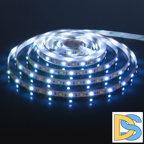 Светодиодная лента Elektrostandard 24V 14,4W 60Led 5050+5050 IP20 MIX RGB/холодный белый, 5м 4690389172274