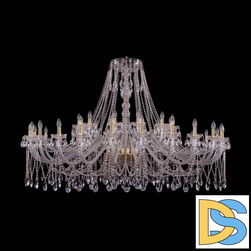 Подвесная люстра Bohemia Ivele Crystal 1413/24+12/700 G