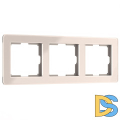 Рамка на 3 поста Werkel Acrylic айвори 4690389186295 W0032743