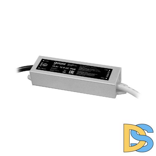 Блок питания Gauss 12V 15W IP66 2A 202023015