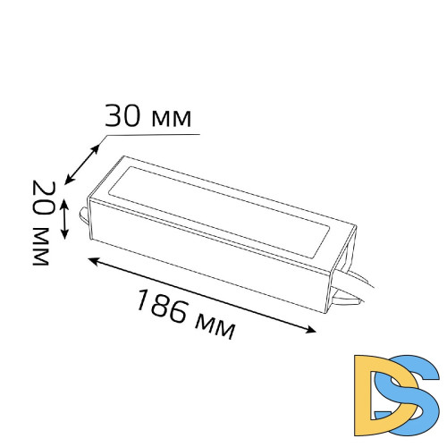 Блок питания Gauss 12V 15W IP66 2A 202023015