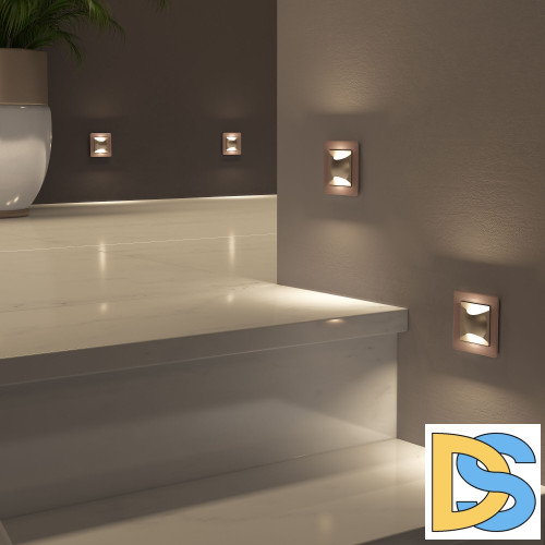 Встраиваемая LED подсветка Werkel МУН (шампань) W1154511