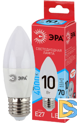 Лампа светодиодная Эра E27 10W 4000K LED B35-10W-840-E27 R Б0050696