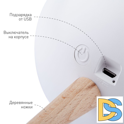 Светильник-ночник ЭРА Котик белый NLED-467-1W-W Б0052814