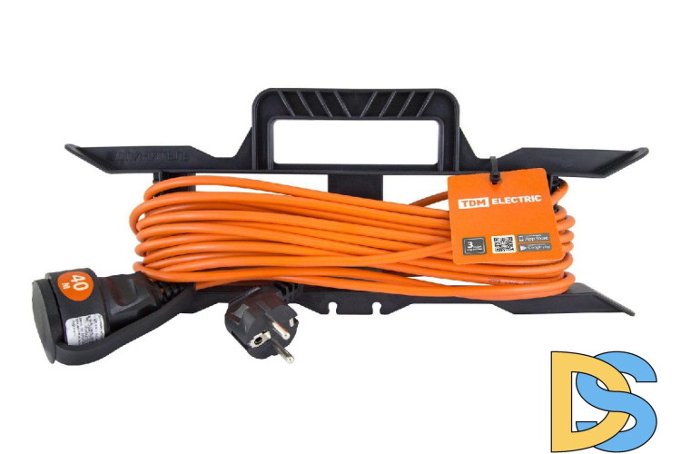 Удлинитель-шнур силовой на рамке УШ10 TDM Electric SQ1302-0314
