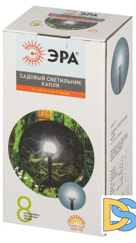 Светильник Капля на солнечной батарее Эра ERASF23-15 Б0062363