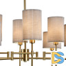 Люстра на штанге Indigo Plisse 13033/8R Brass V000537