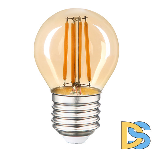 Филаментная светодиодная лампа General GLDEN-G45S-7-230-E27-2700 661431