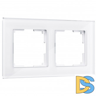 Рамка на 2 поста (белый,стекло) W0021101