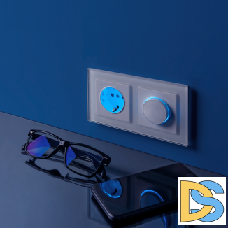 Рамка на 2 поста (белый,стекло) W0021101