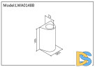 Уличный настенный светильник DesignLed LW-A0148B-BL-WW 002805