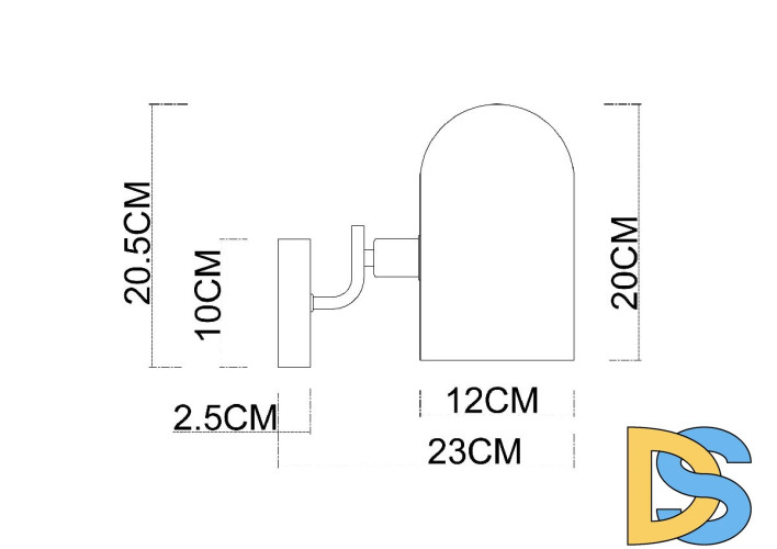 Бра Arte Lamp Cassel A5454AP-1PB