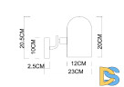 Бра Arte Lamp Cassel A5454AP-1PB