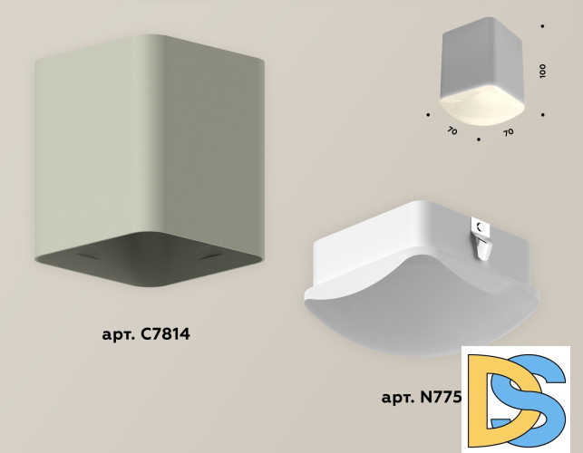 Потолочный светильник Ambrella Light Techno Spot XS7814011 (C7814, N7756)