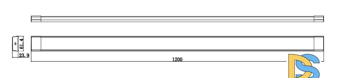Линейный потолочный светильник Эра SPO-531-B-65K-036 Б0061351