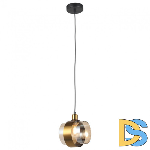 Подвесной светильник IMEX MD.51891-1-P-BK+GBR