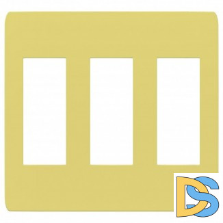 Рамка 3-ая (тройная), Зеленое яблоко/Бежевый, серия Unica Studio, Schneider Electric