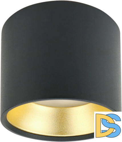 Накладной светильник ЭРА OL8 GX53 BK/GD Б0048539