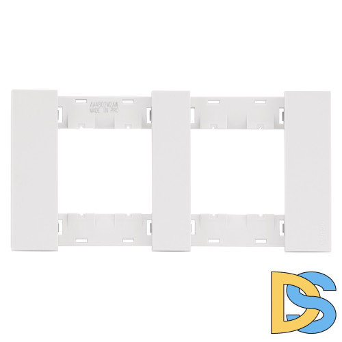 Рамка 2-ая цвет-белый матовый MEITON AA4802M2AW