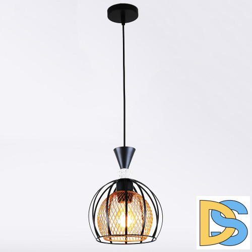 Подвесной светильник Reluce 03061-0.9-01 BK+GOLD