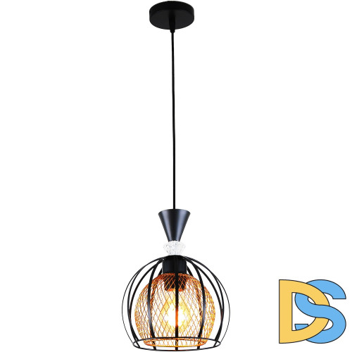 Подвесной светильник Reluce 03061-0.9-01 BK+GOLD