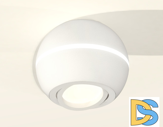 Накладной поворотный светильник с дополнительной подсветкой Ambrella Light Techno XS1101020 (C1101, N7001)