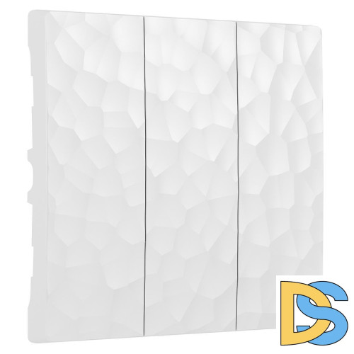 Набор клавиш Werkel Hammer для выключателя трехклавишного белый W1239001 4690389162664