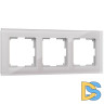 Рамка на 3 поста Werkel Favorit дымчатый W0031117 4690389159862