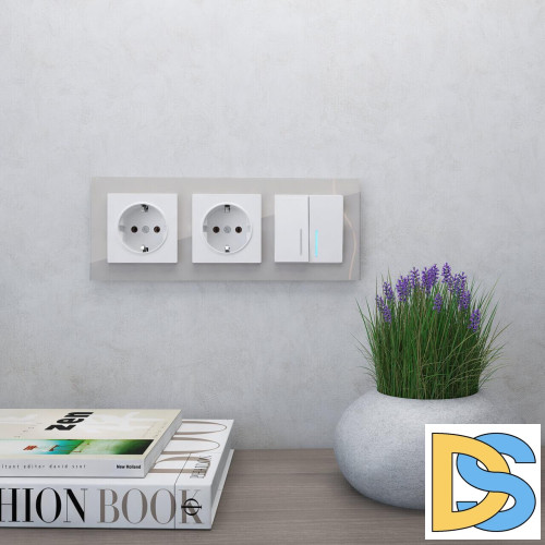 Рамка на 3 поста Werkel Favorit дымчатый W0031117 4690389159862