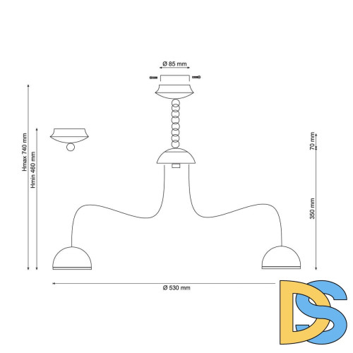 Подвесная люстра Lucia Tucci Natura 064.6 LED