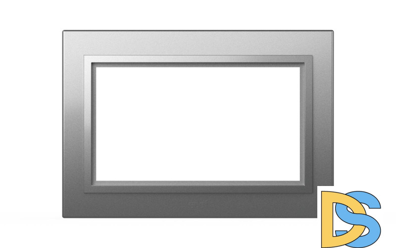 Рамка для двухместной розетки без заземления ELBI Zena 608-011000-908