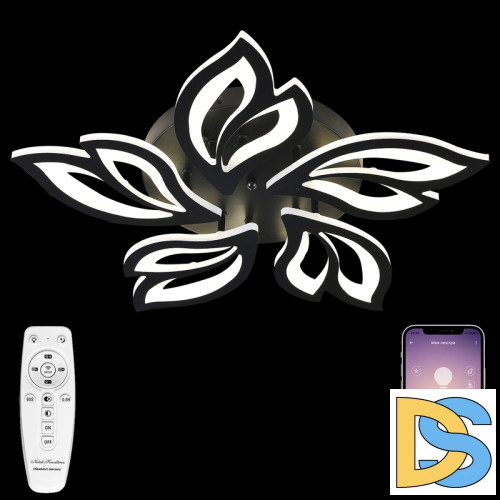 Потолочная люстра Natali Kovaltseva Sand HIGH-TECH LED LAMPS 82006 BLACK