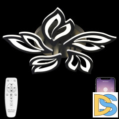 Потолочная люстра Natali Kovaltseva Sand HIGH-TECH LED LAMPS 82006 BLACK