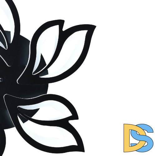 Потолочная люстра Natali Kovaltseva Sand HIGH-TECH LED LAMPS 82006 BLACK