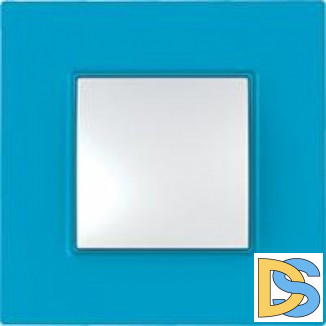 Рамка 1-ая (одинарная), Голубика, серия Unica Quadro, Schneider Electric