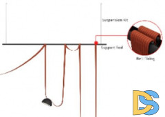 Опорная штанга для подвесного монтажа ST Luce Band ST412.409.01