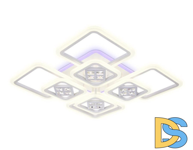 Потолочная светодиодная люстра Ambrella Light Acrylica Ice FA289