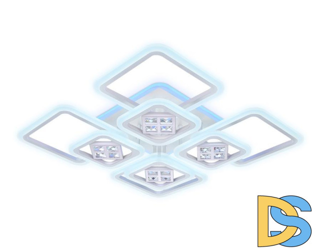 Потолочная светодиодная люстра Ambrella Light Acrylica Ice FA289